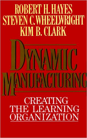 Hayes, Robert H., Steven C. Wheelwright, and Kim B. Clark. 1988. Dynamic Manufacturing: Creating the Learning Organization. New York: The Free Press